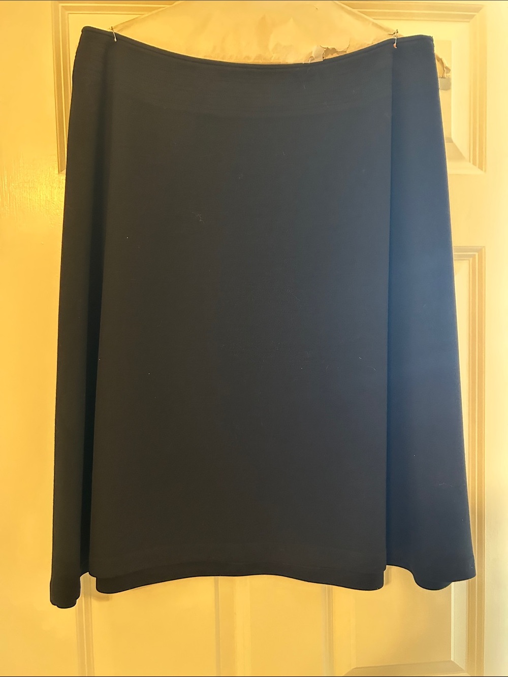 Anne Klein Black A-Line Skirt